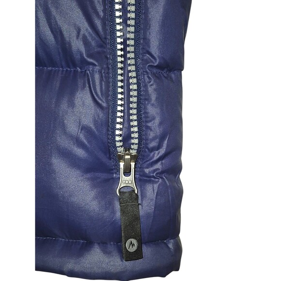 Marmot Down Puffer Jacket 700 Fill Down Outdoors Blue Jacket Women’s Small - Picture 4 of 9